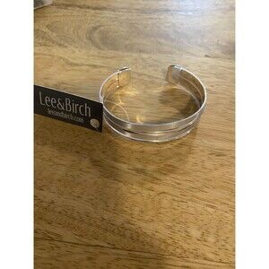 Silver‎ Cuff Lee & Birch Bracelet